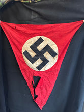 Load image into Gallery viewer, Original WW2 German NSDAP Building Pennant Flag