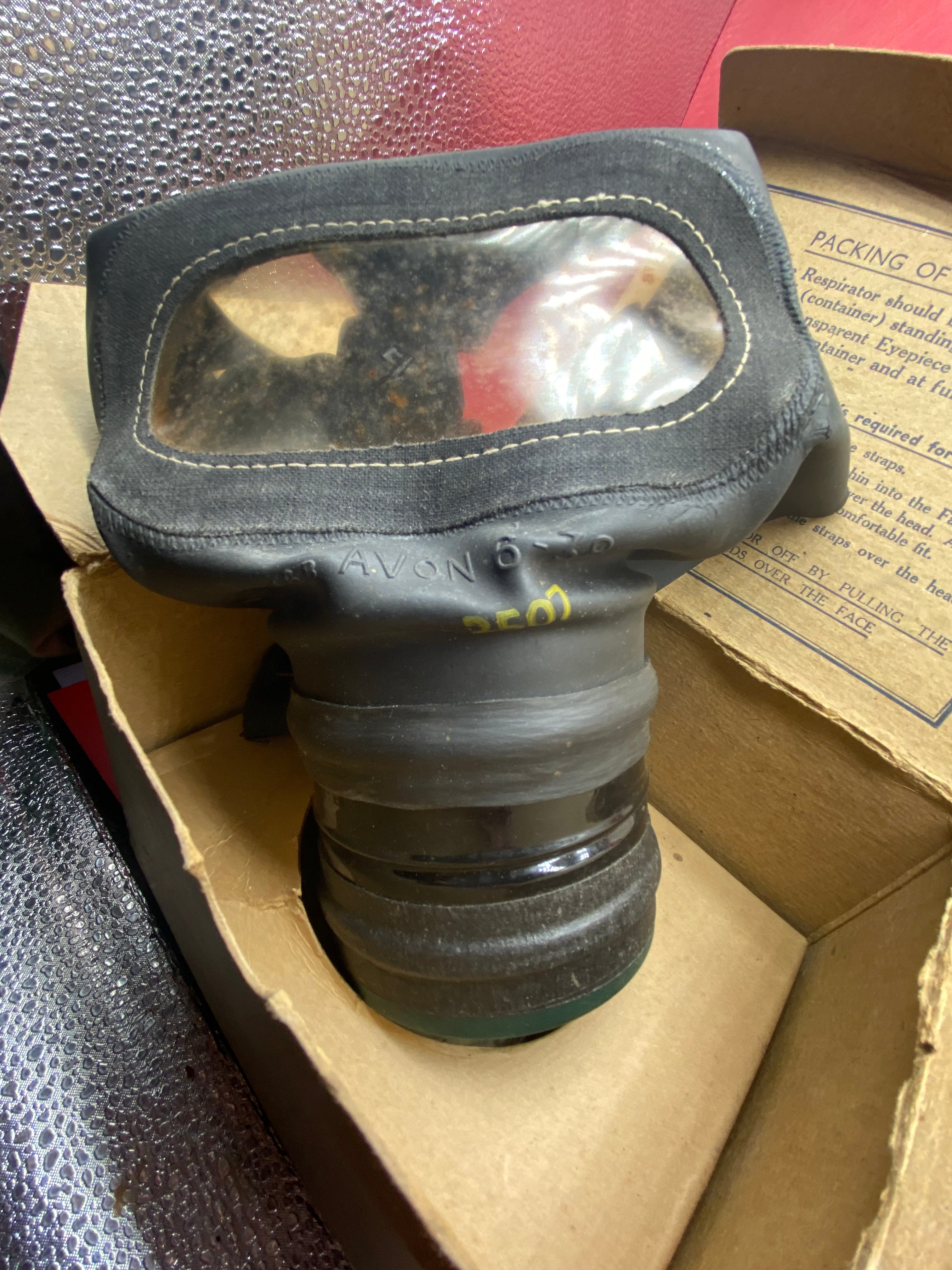 Original WW2 British Home Front Civilian Gas Mask in Box of Issue 1938 - The Militaria Shop