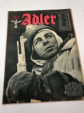 Charger l'image dans la galerie, Original WW2 German Luftwaffe Der Adler Propaganda Magazine - 14th December 1943