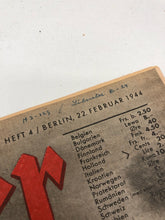 Charger l'image dans la galerie, Original WW2 German Luftwaffe Der Adler Propaganda Magazine - 22nd February 1944