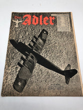 Charger l'image dans la galerie, Original WW2 German Luftwaffe Der Adler Propaganda Magazine - 21st March 1944