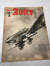 Charger l'image dans la galerie, Original WW2 German Luftwaffe Der Adler Propaganda Magazine - 18th April 1944