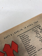 Charger l'image dans la galerie, Original WW2 German Luftwaffe Der Adler Propaganda Magazine - 18th April 1944