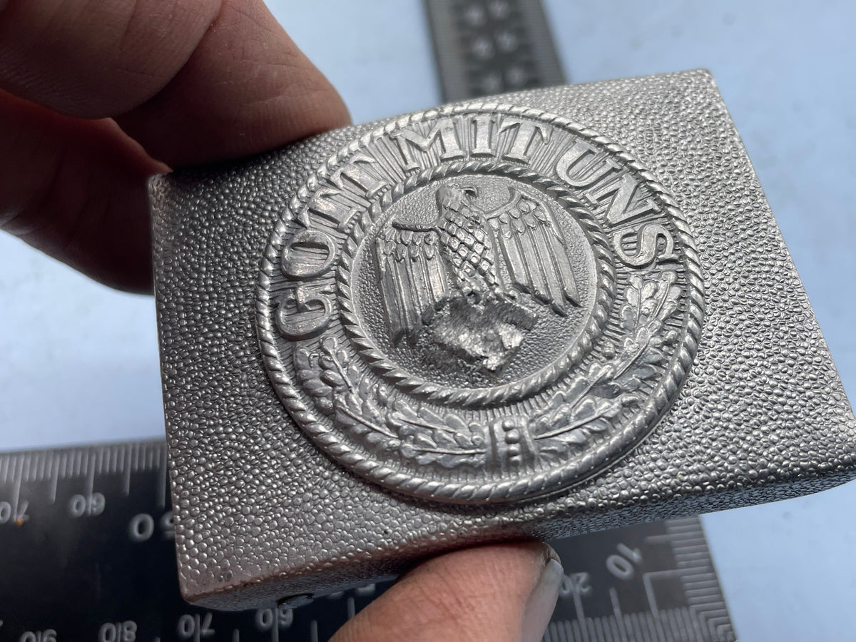 Reproduction WW2 German Army Aluminium Belt Buckle - The Militaria Shop