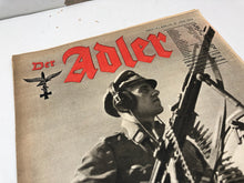 Charger l'image dans la galerie, Original WW2 German Luftwaffe Der Adler Propaganda Magazine - 27th June 1944