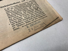 Charger l'image dans la galerie, Original WW2 German Luftwaffe Der Adler Propaganda Magazine - 27th June 1944