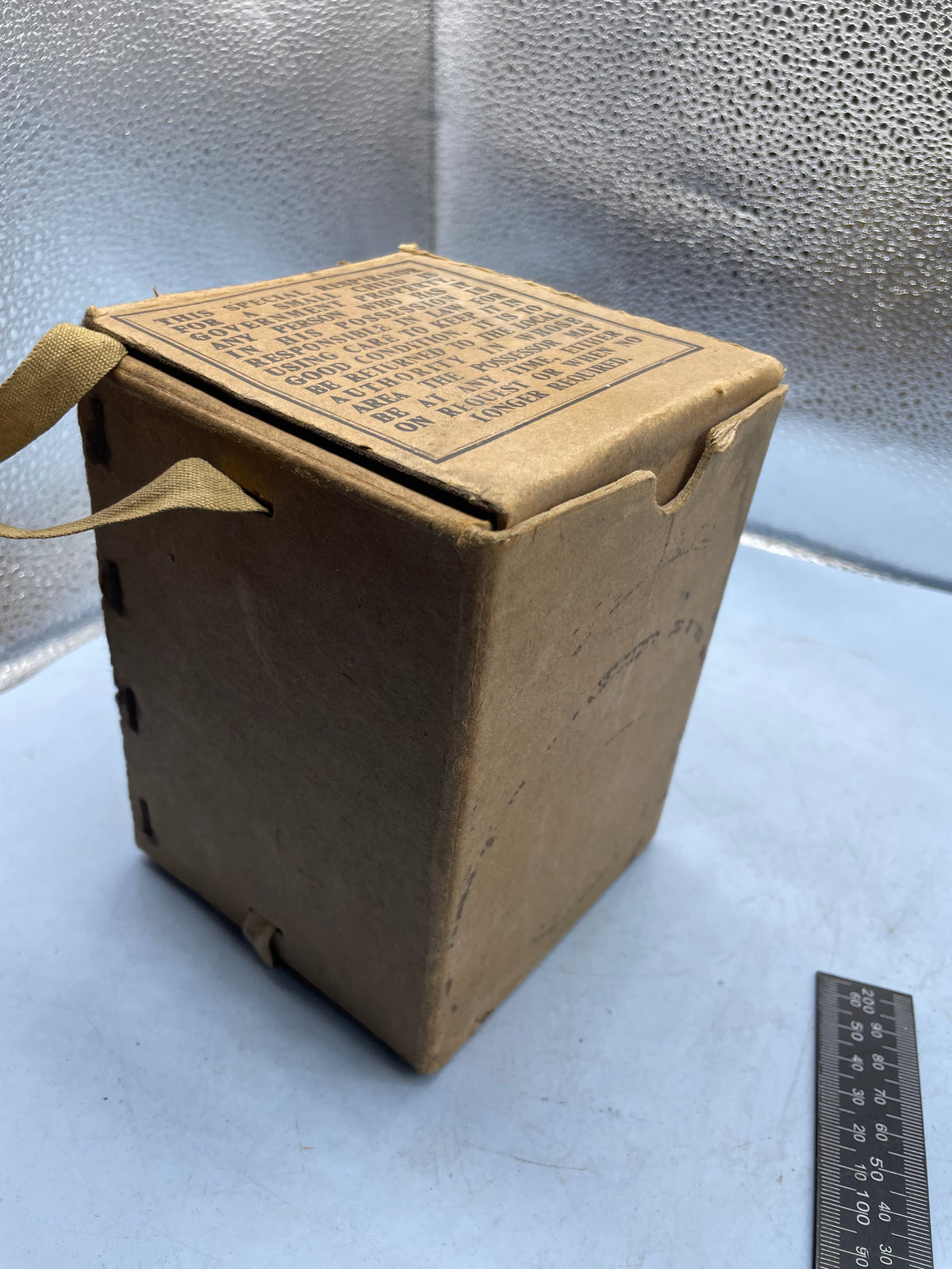Original WW2 British Home Front Childs Mickey Mouse Gas Mask in the original cardboard box - The Militaria Shop