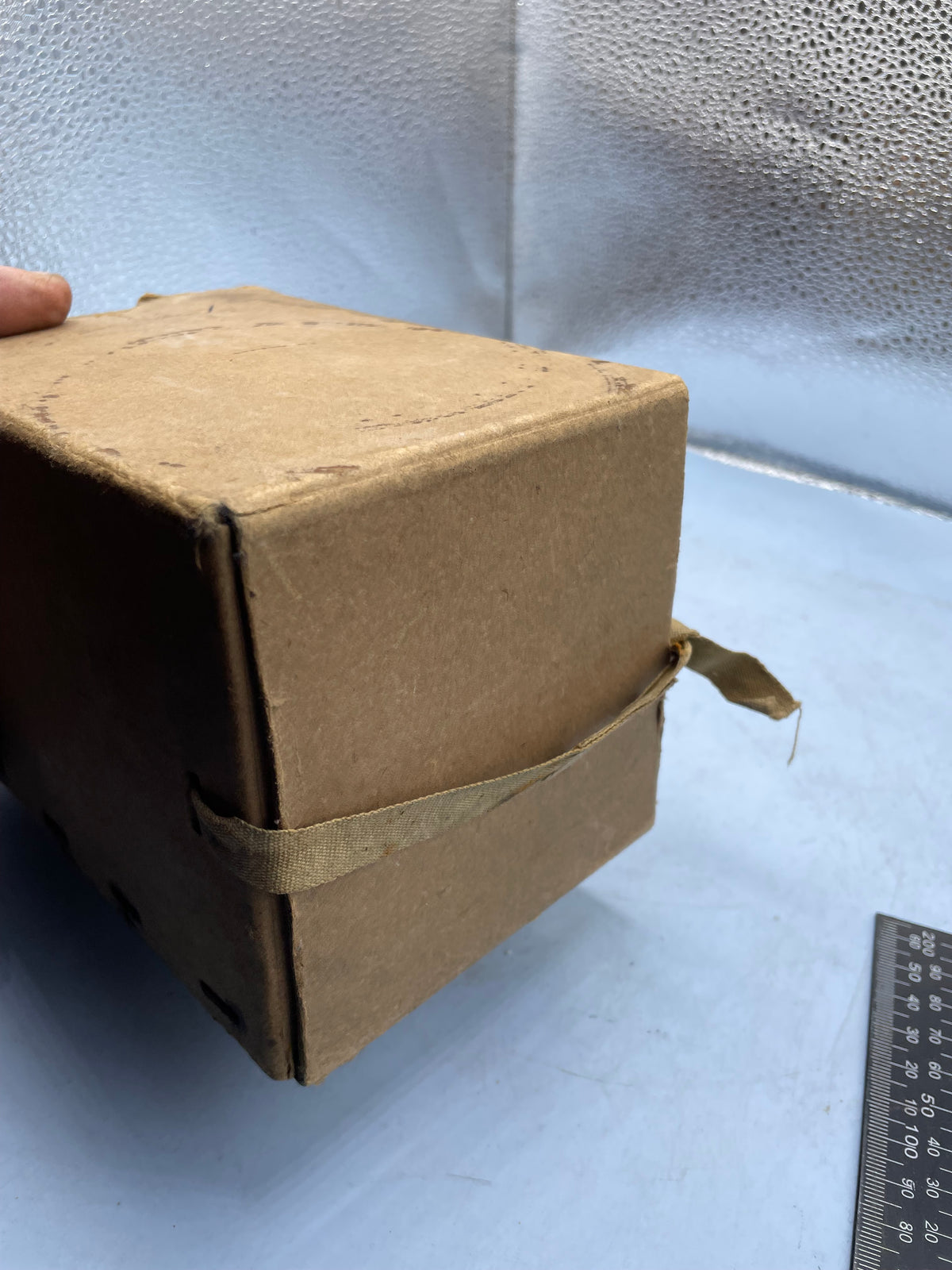 Original WW2 British Home Front Childs Mickey Mouse Gas Mask in the original cardboard box - The Militaria Shop