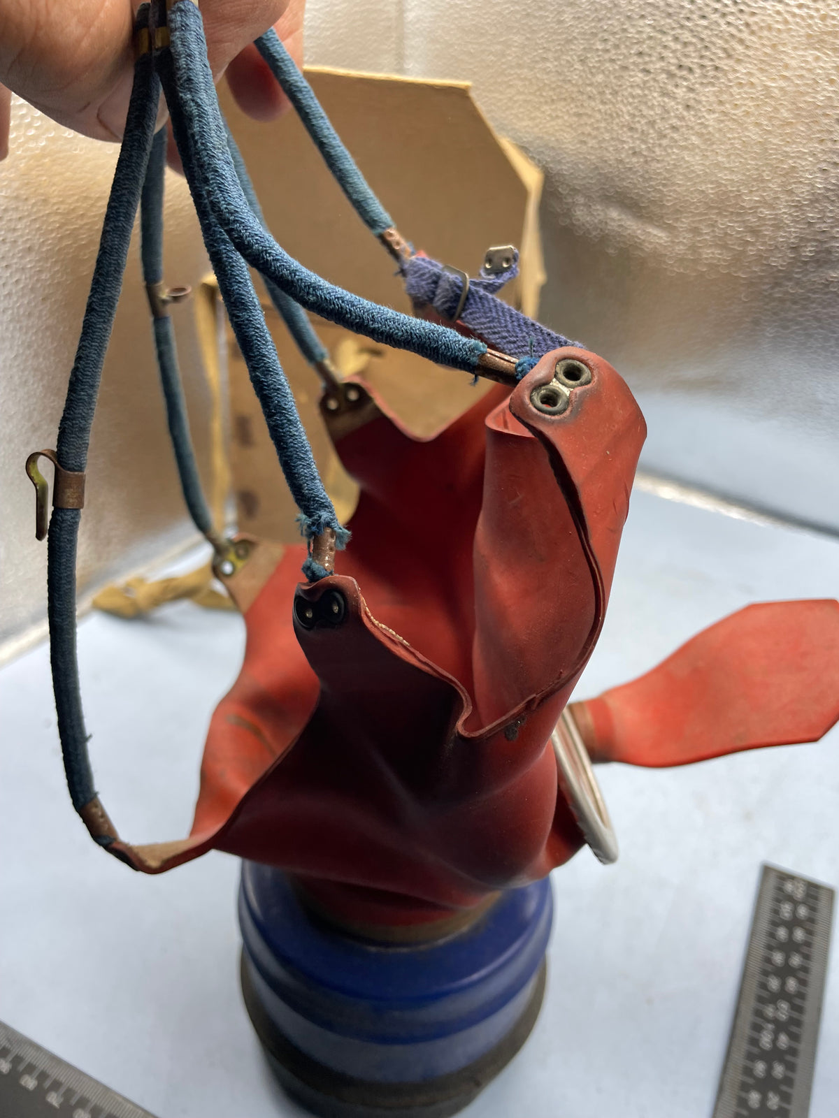 Original WW2 British Home Front Childs Mickey Mouse Gas Mask in the original cardboard box - The Militaria Shop