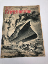 Charger l'image dans la galerie, Original WW2 German Navy Der Kriegsmarine Propaganda Magazine - June 1943
