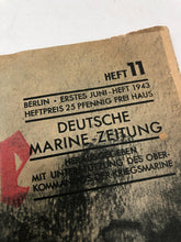 Charger l'image dans la galerie, Original WW2 German Navy Der Kriegsmarine Propaganda Magazine - June 1943