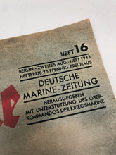 Charger l'image dans la galerie, Original WW2 German Navy Der Kriegsmarine Propaganda Magazine - August 1943