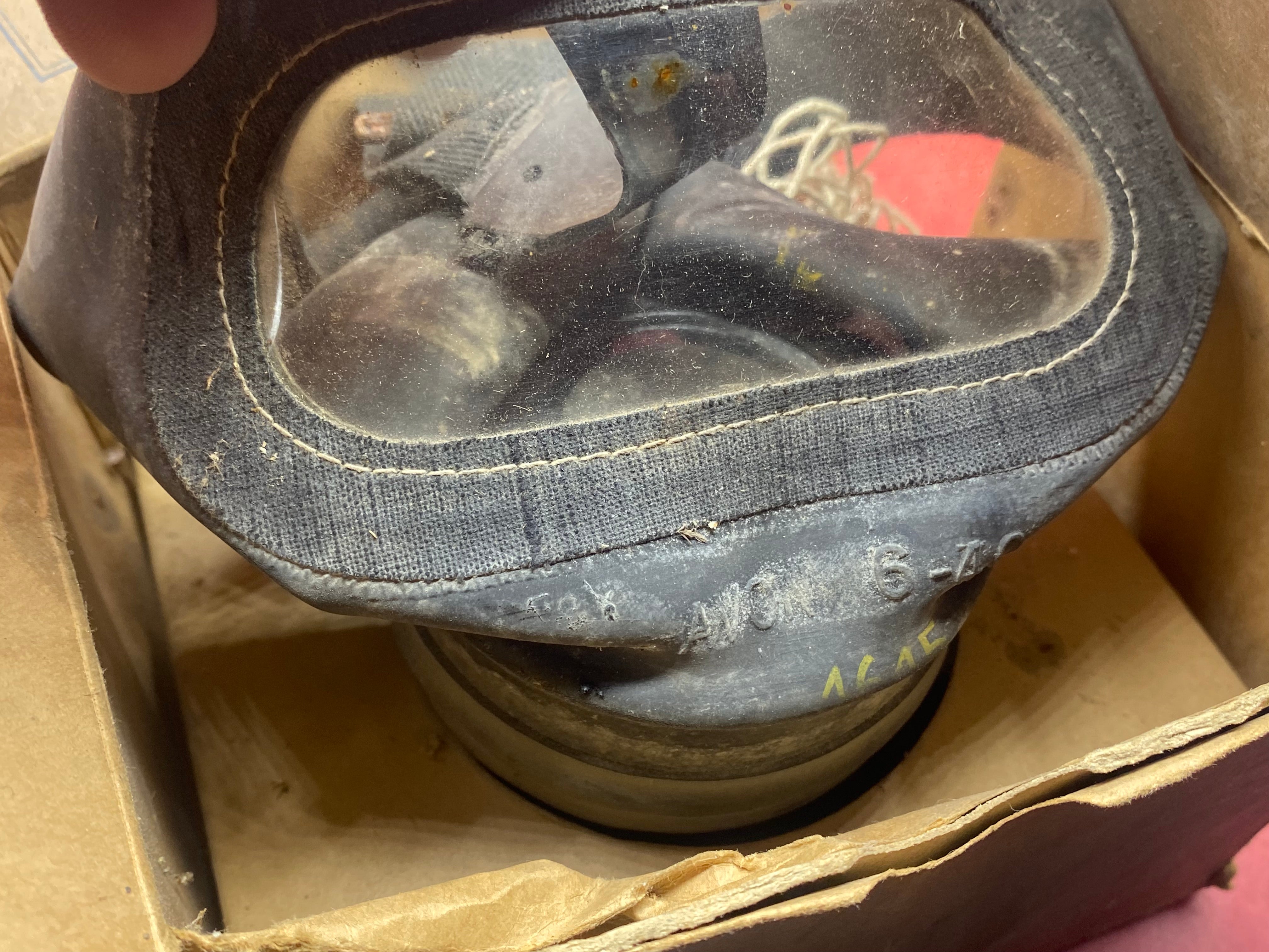 Original WW2 British Home Front Labelled Civilian Gas Mask in Box of Issue - The Militaria Shop