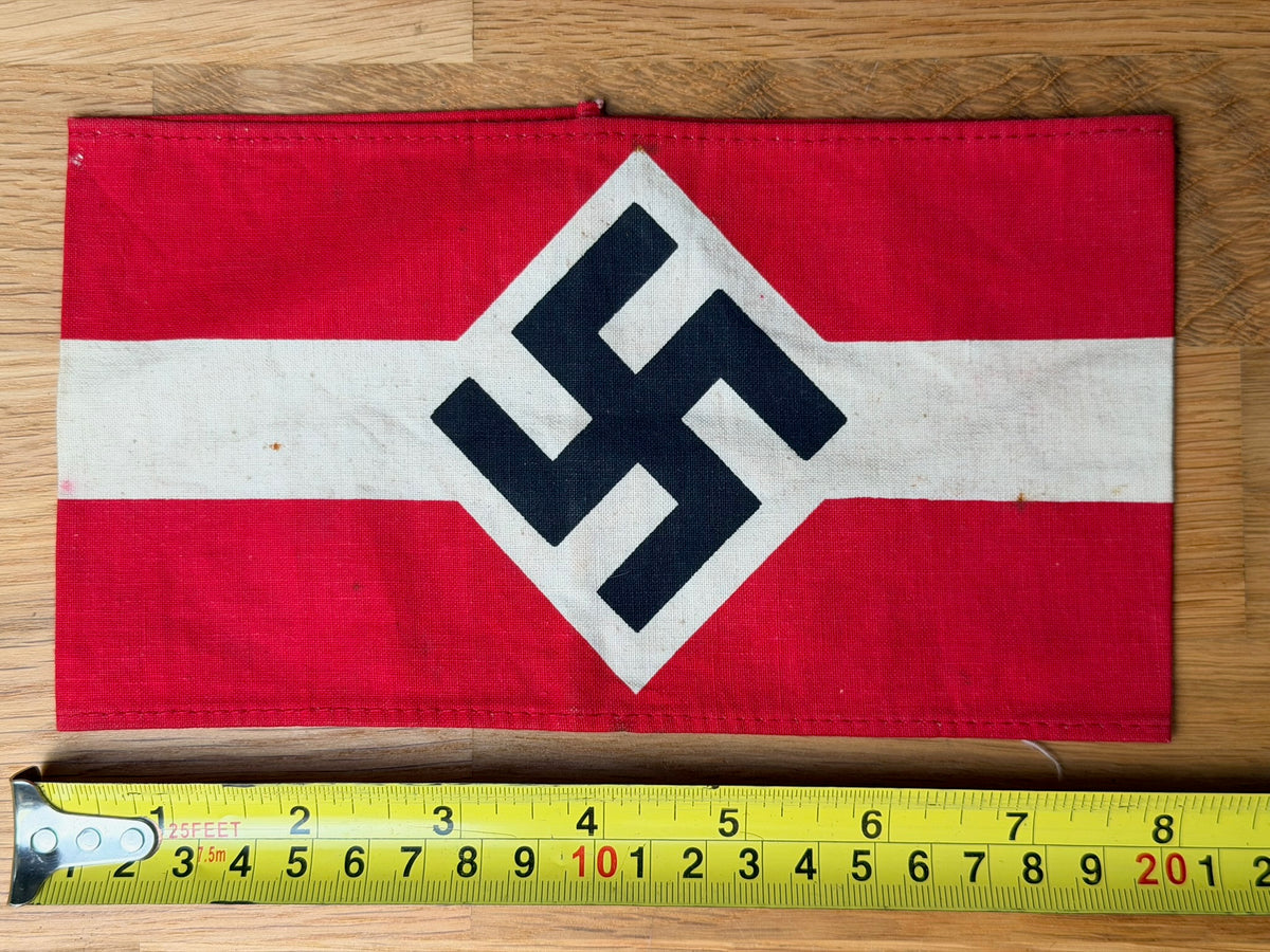 Original WW2 German HJ Hitler Youth Party Armband - The Militaria Shop
