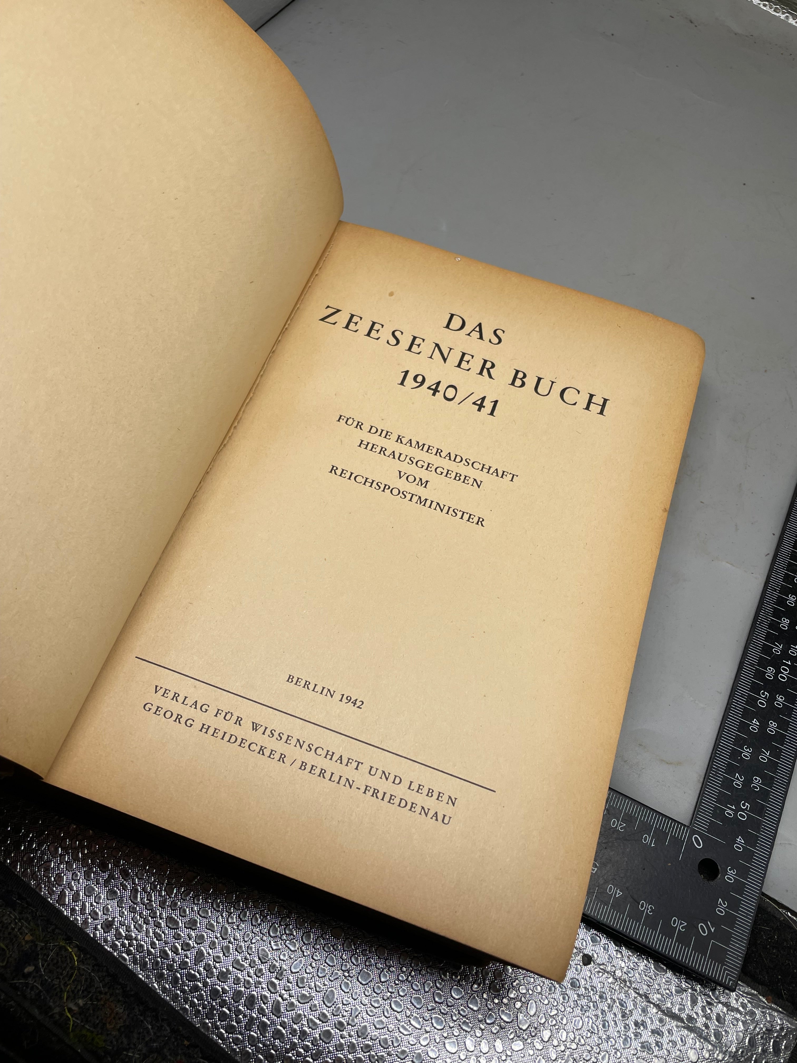 Das Zeesener Buch 1941: The Zeesen Book 1941 - The Militaria Shop
