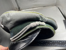 Lade das Bild in den Galerie-Viewer, WW2 German Army Officer's Peaked Cap - Size 57cm - The Militaria Shop