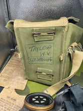 Load image into Gallery viewer, Original British Army Assault Gas Mask in Bag with Goggle Packets