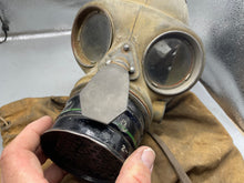 Load image into Gallery viewer, Original WW2 British Home Front Warden's Gas Mask in Correct Canvas Bag - The Militaria Shop
