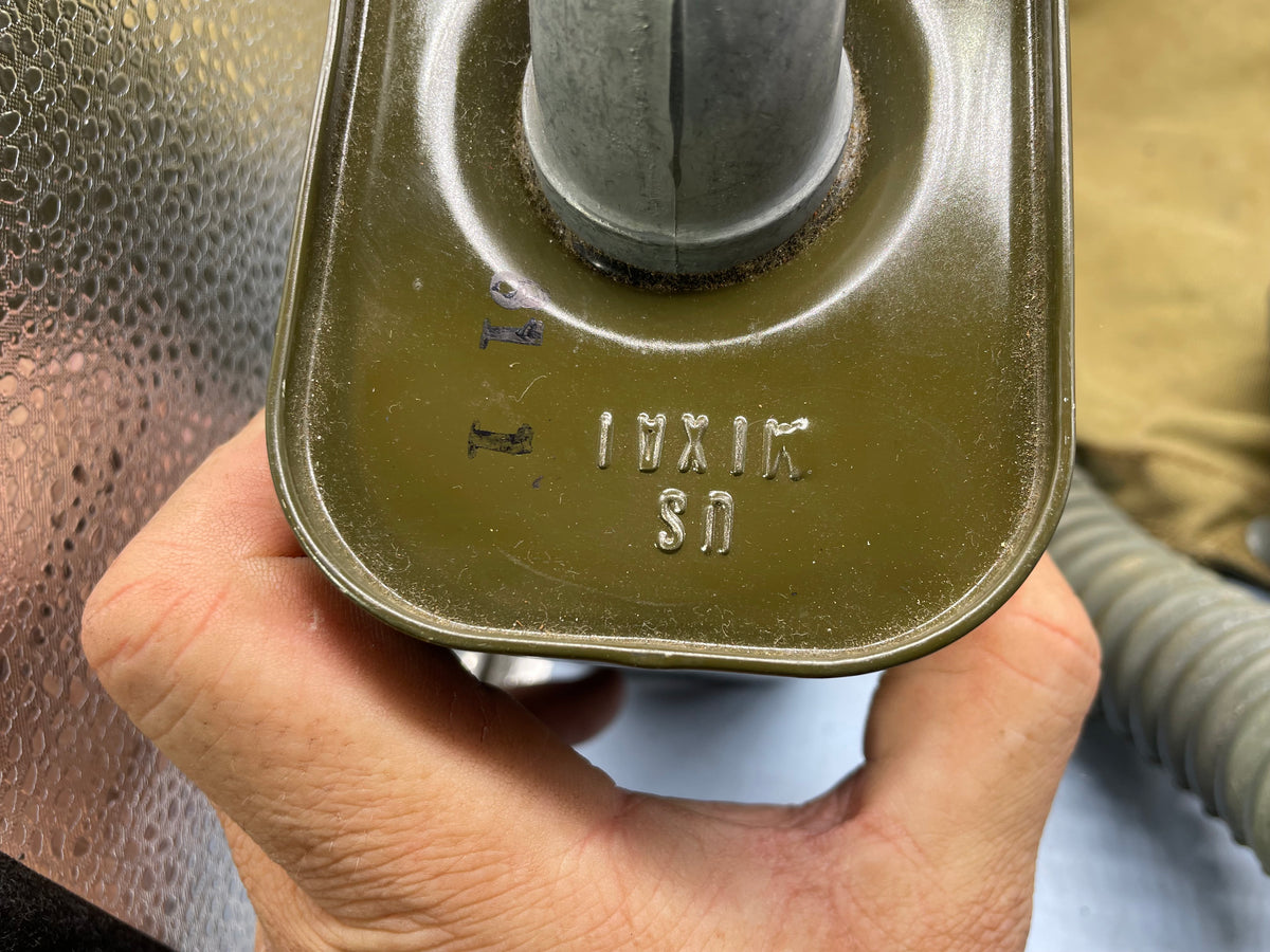Original US Army M3 Service Gas Mask in Bag - in Stunning Condition - The Militaria Shop
