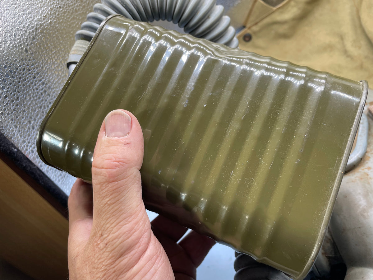 Original US Army M3 Service Gas Mask in Bag - in Stunning Condition - The Militaria Shop