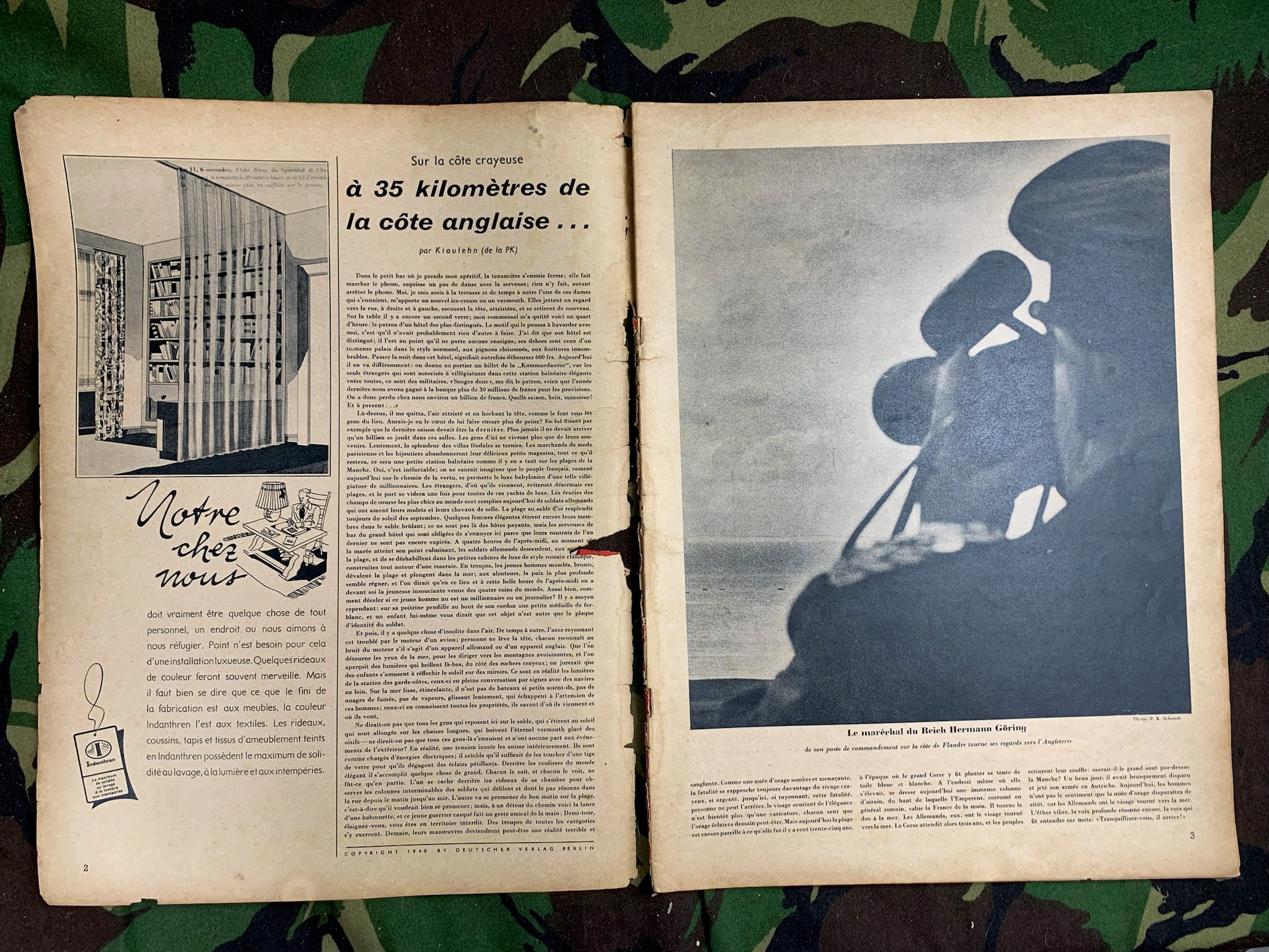 Original WW2 German Signal Magazine - October 1940 - The Militaria Shop