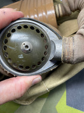 Load image into Gallery viewer, Original WW2 British Army GSR General Service Respirator Gas Mask Set (Coloured Filter)