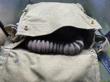 Load image into Gallery viewer, Original WW2 British Army GSR General Service Respirator Gas Mask Set (Coloured Filter)