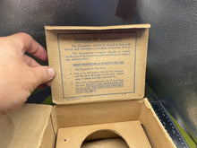 Charger l'image dans la galerie, Original WW2 British Home Front Civilian Gas Mask in Cardboard Box - for parts