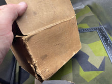 Charger l'image dans la galerie, Original WW2 British Home Front Civilian Gas Mask in Cardboard Box - for parts