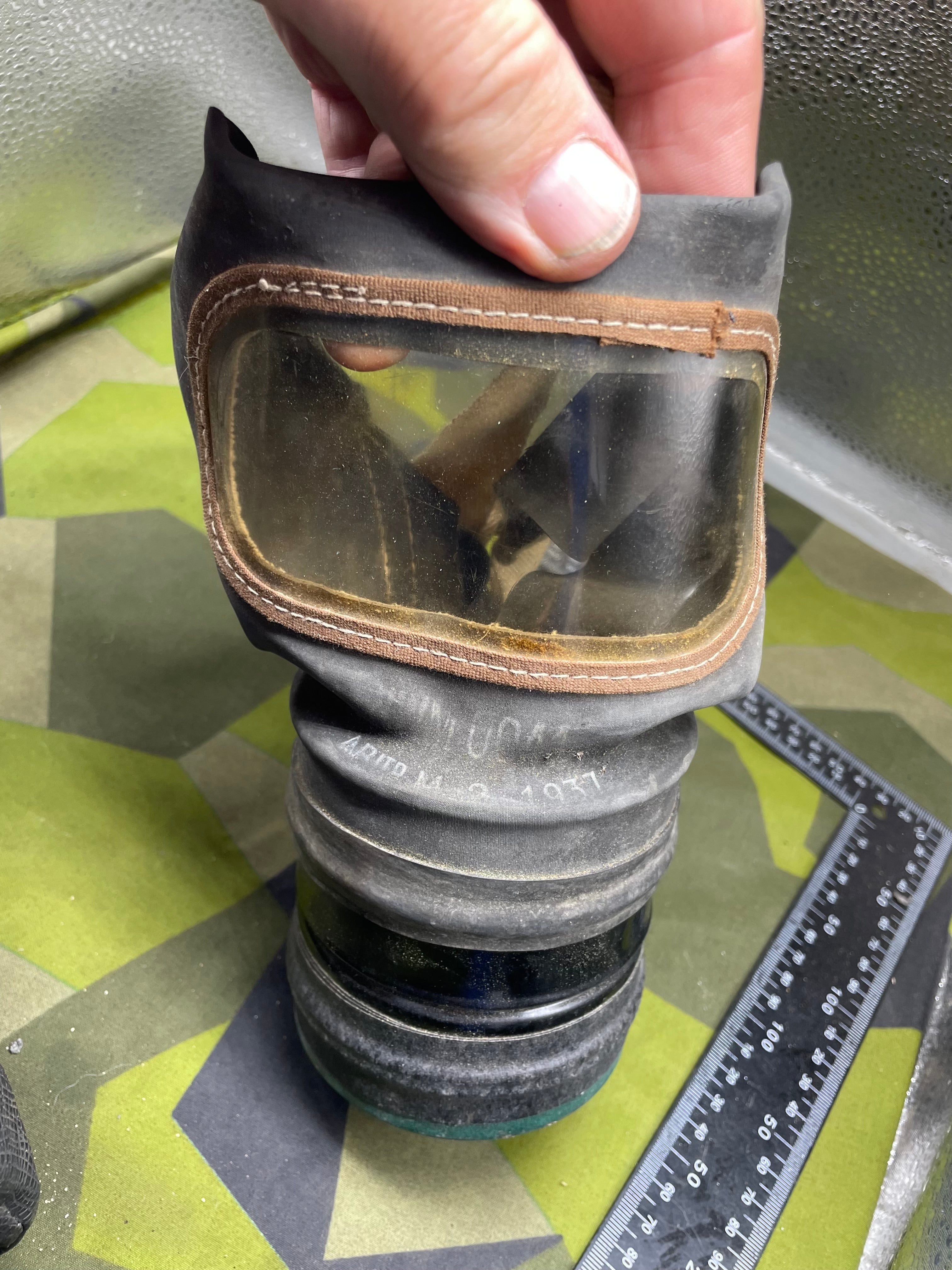 Original WW2 British Home Front Civilian Gas Mask in Rexine Case - The Militaria Shop