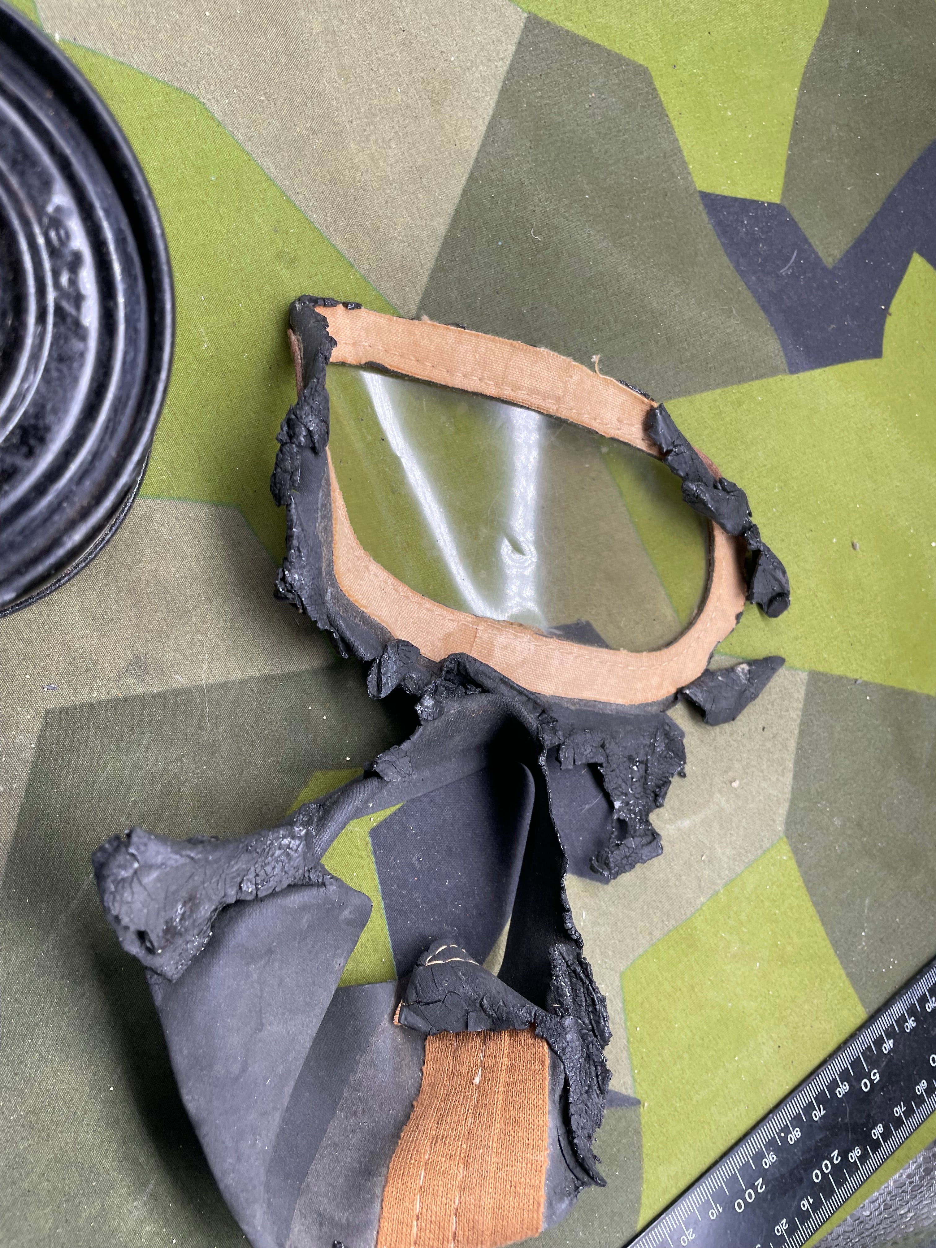 Original WW2 British Home Front Civilian Gas Mask Filter - The Militaria Shop