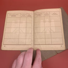 Load image into Gallery viewer, Original WW2 German Deutsches Reich Arbeitsbuch Work Book Papers - The Militaria Shop