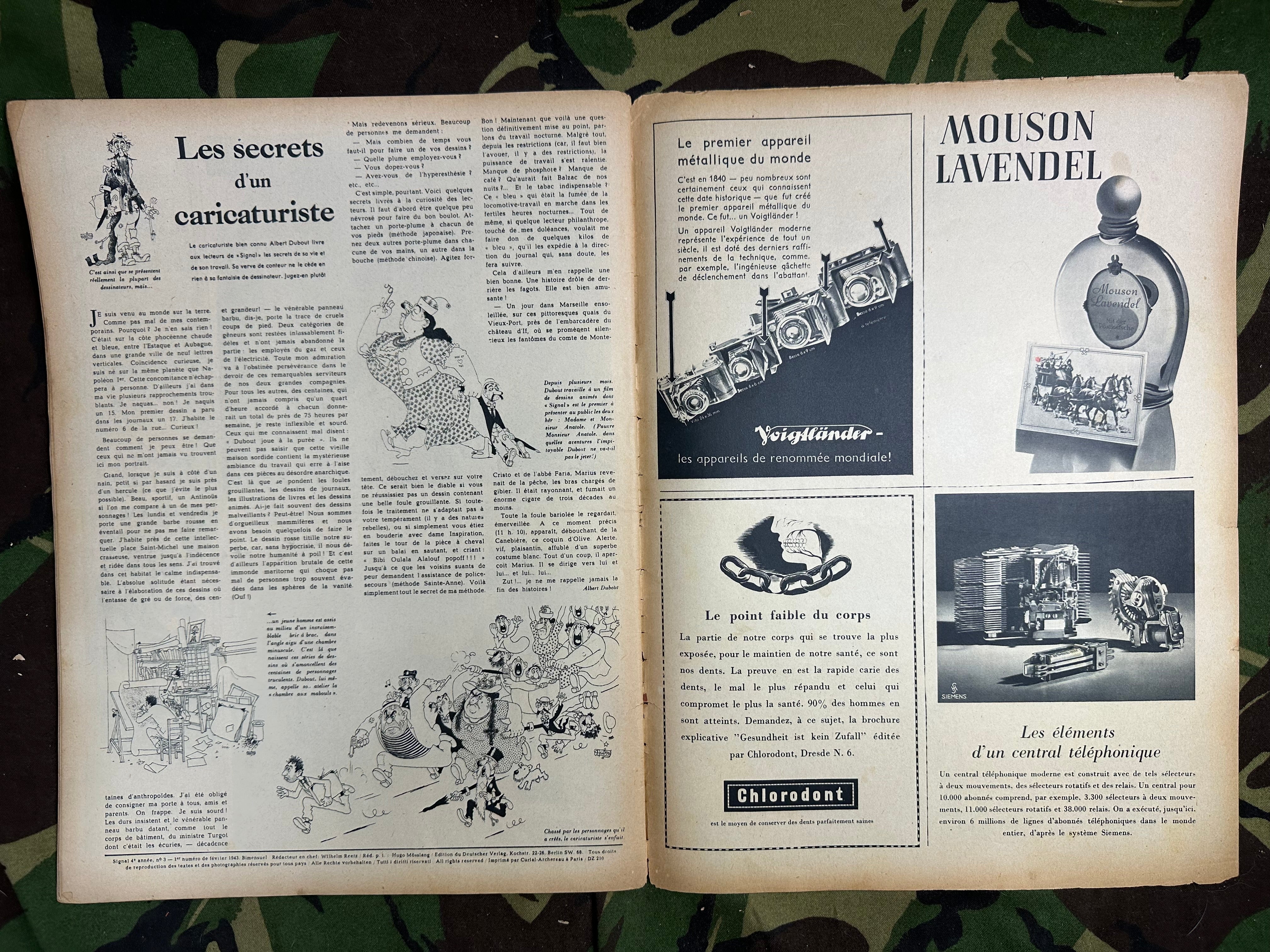 Original WW2 German Signal Magazine - February 1943 - The Militaria Shop