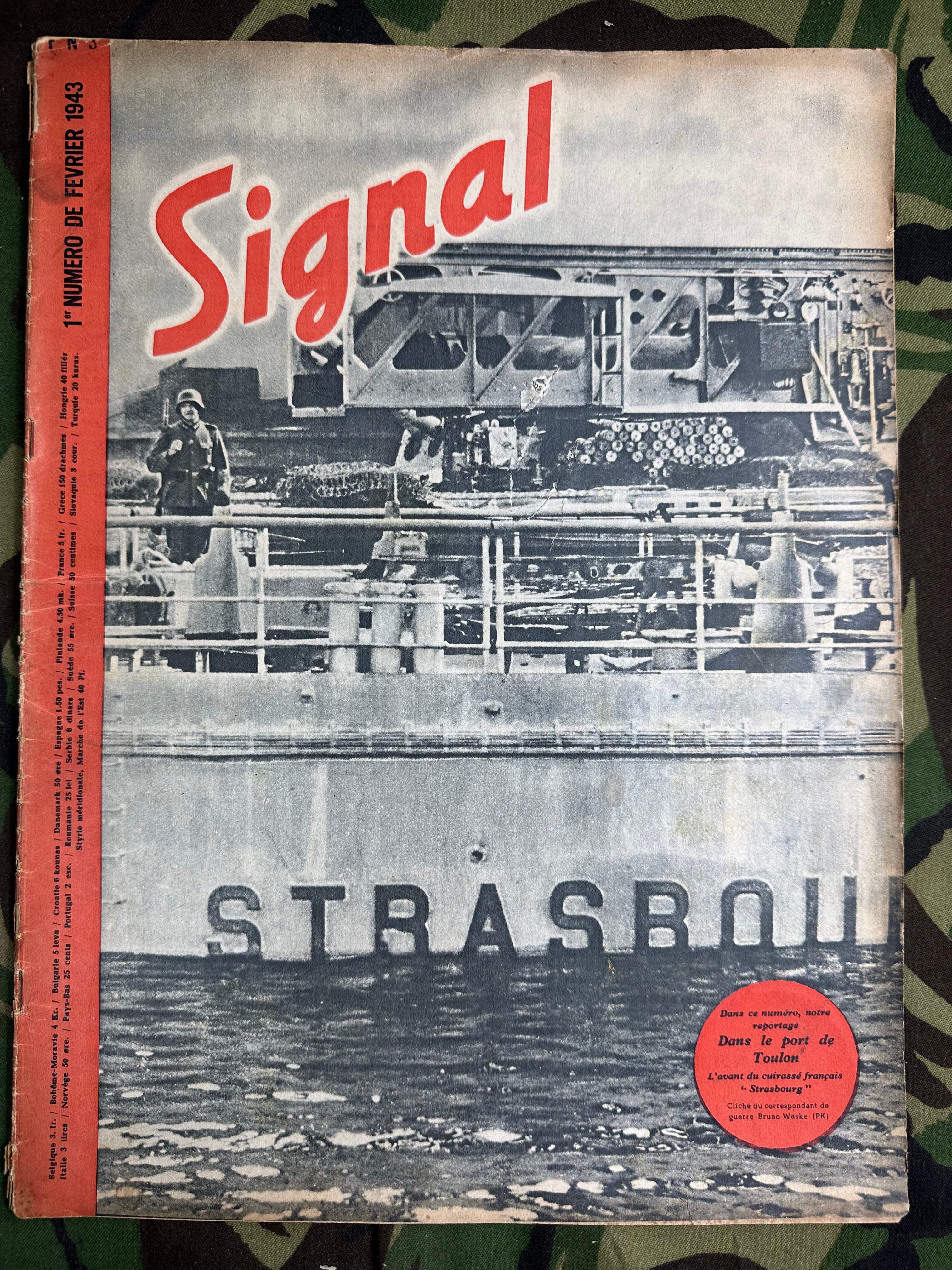 Original WW2 German Signal Magazine - February 1943 - The Militaria Shop