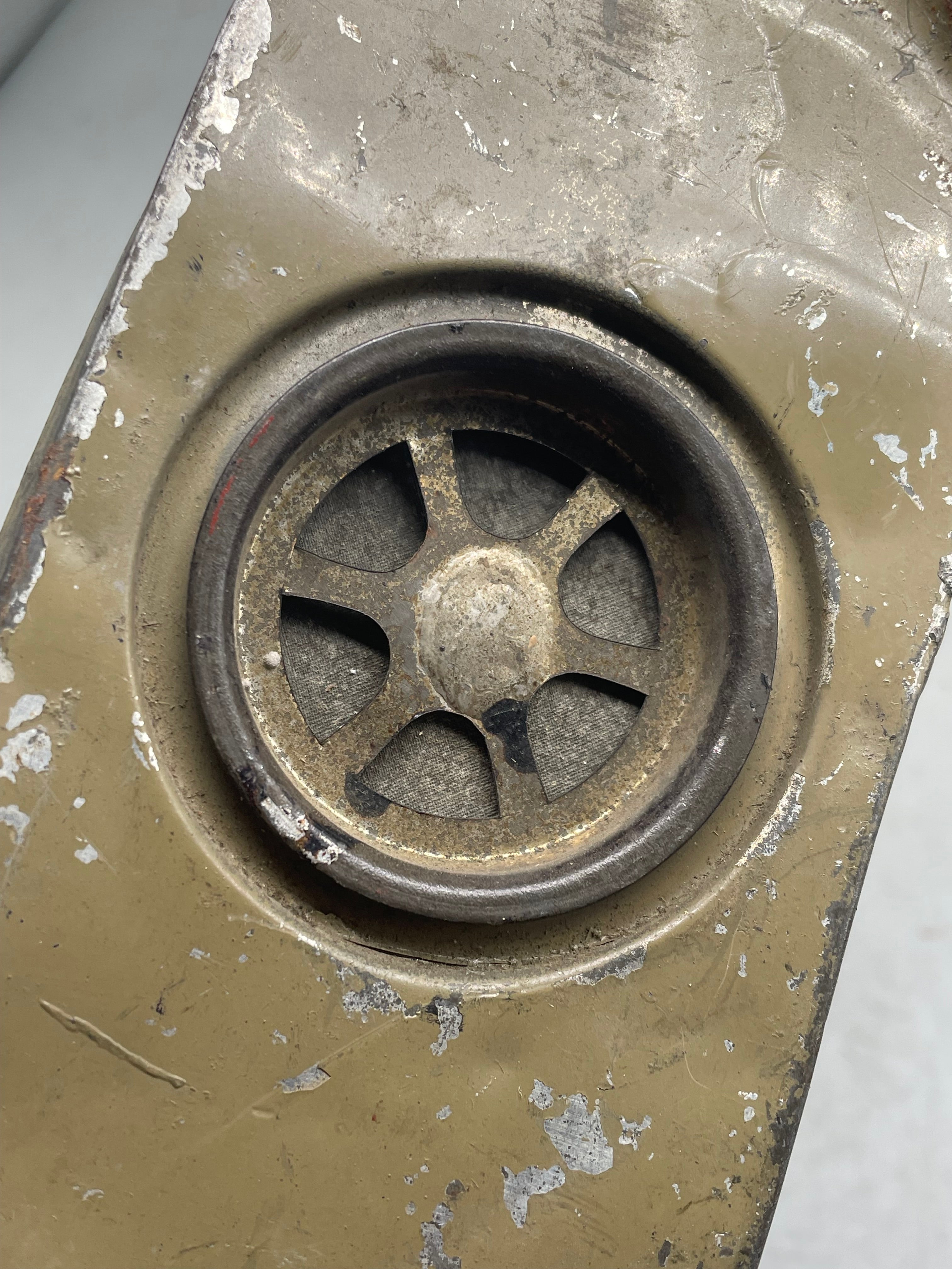 Rare WW1 British Army Gas Mask Filter - with paper label - The Militaria Shop
