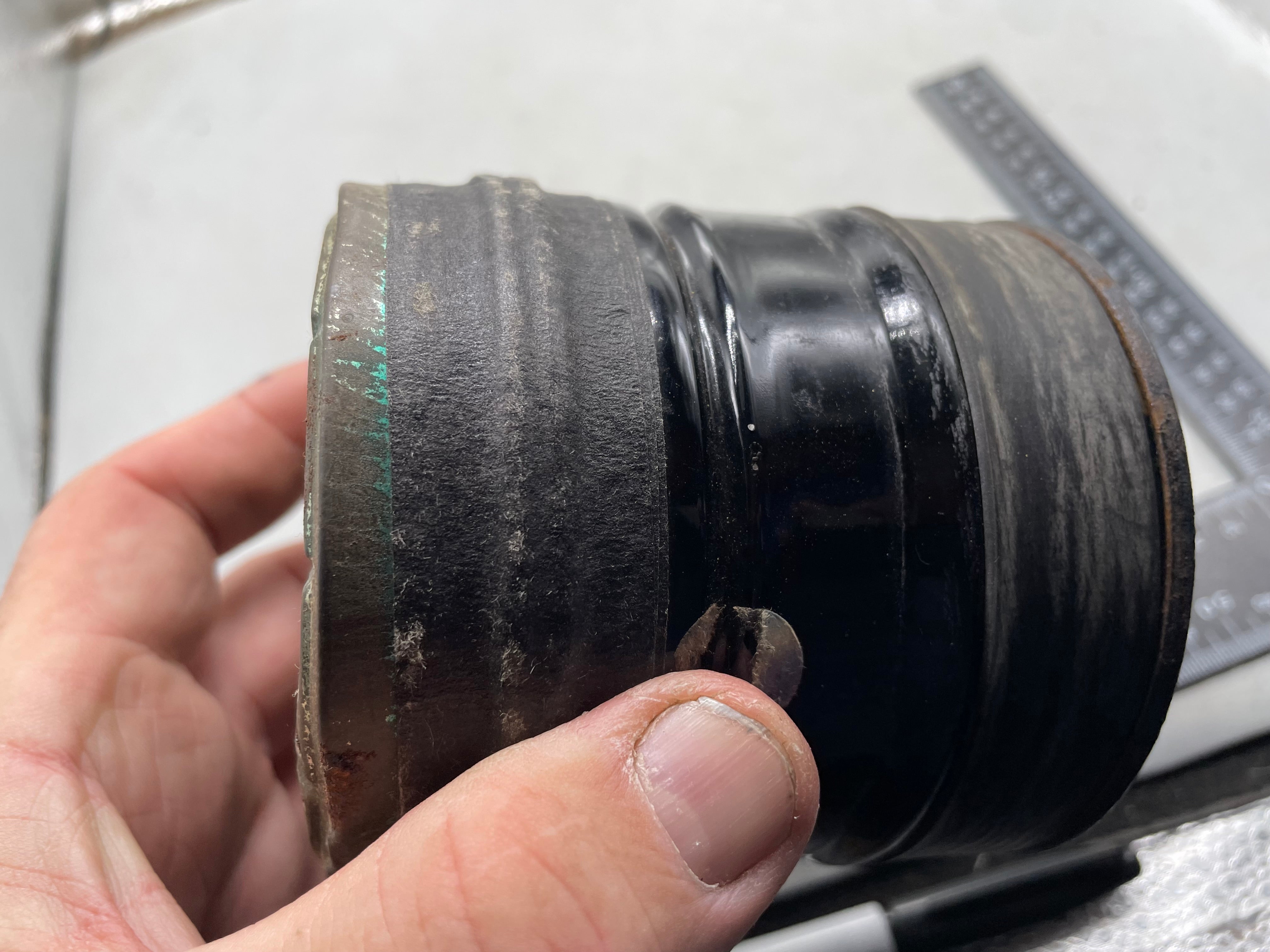 Original WW2 British Home Front Civilian Gas Mask Filter - The Militaria Shop