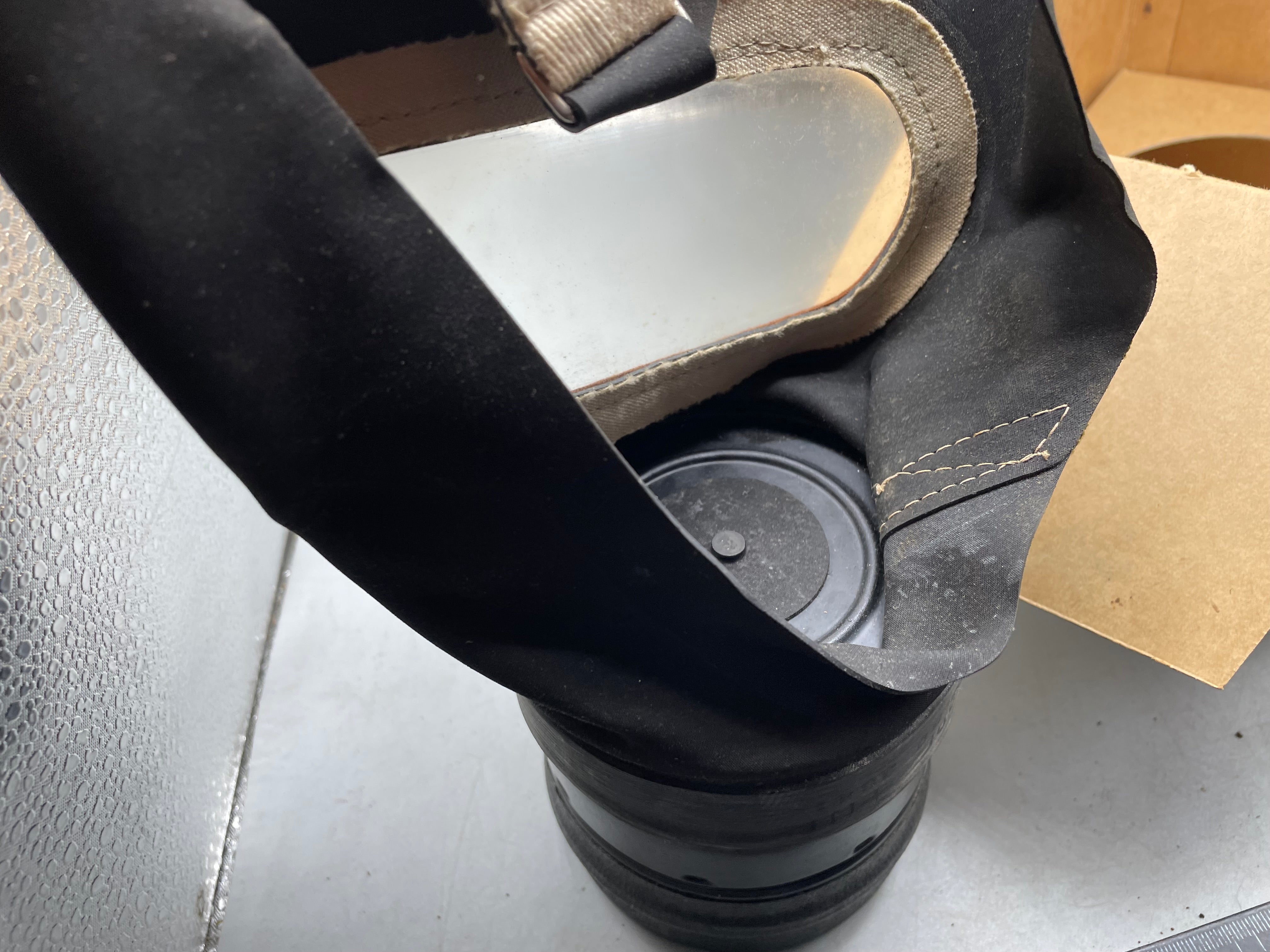 Civilian Gas Mask in Original Cardboard Box - WW2 British Home Front - The Militaria Shop