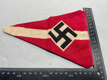 Charger l'image dans la galerie, Original WW2 German Hitler Youth Pennant - Double Sided in Great Condition - The Militaria Shop
