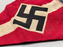 Charger l'image dans la galerie, Original WW2 German Hitler Youth Pennant - Double Sided in Great Condition - The Militaria Shop