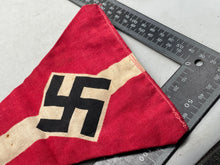 Charger l'image dans la galerie, Original WW2 German Hitler Youth Pennant - Double Sided in Great Condition - The Militaria Shop