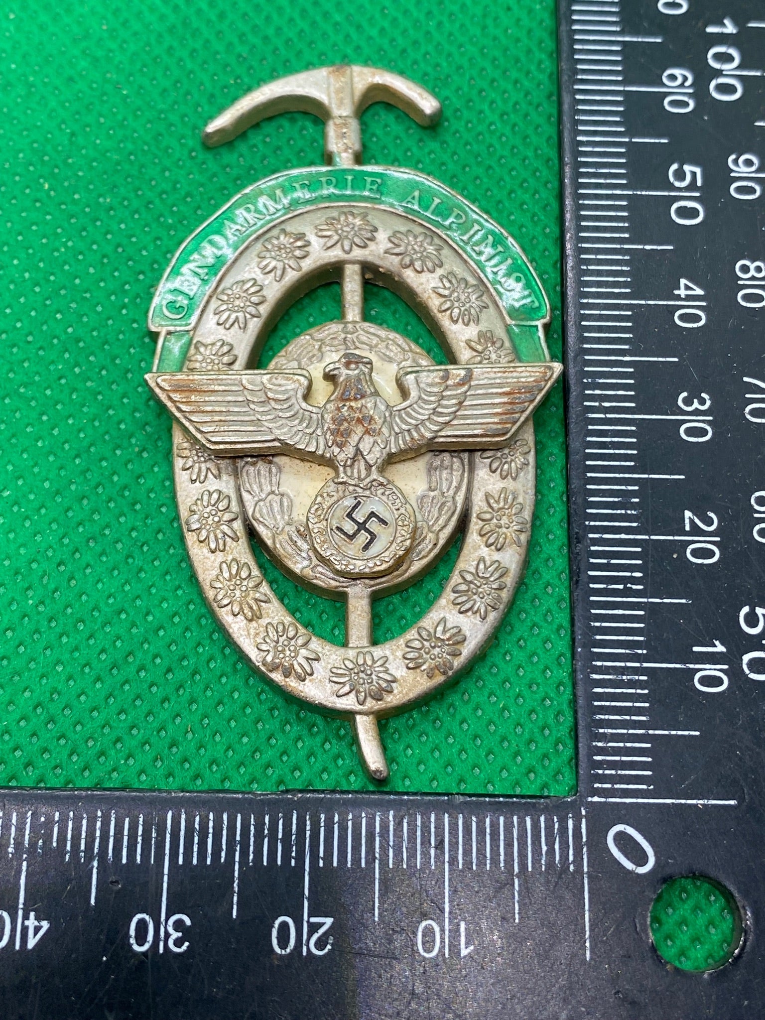 WW2 German Gendarmerie (Police) Alpine Badge / Award Reproduction The