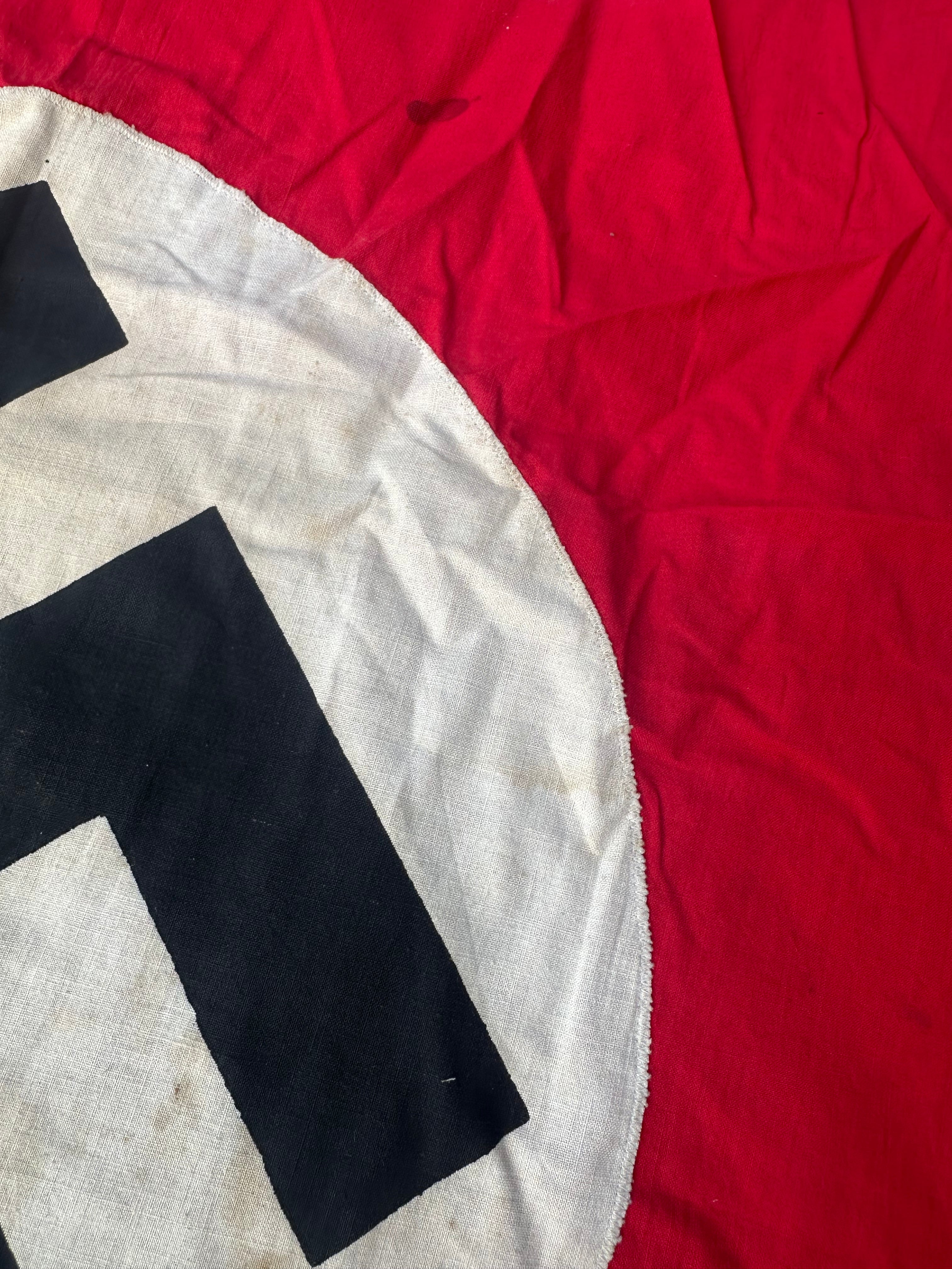 Original WW2 German Army Building Flag Banner - Veteran Bring Back - The Militaria Shop
