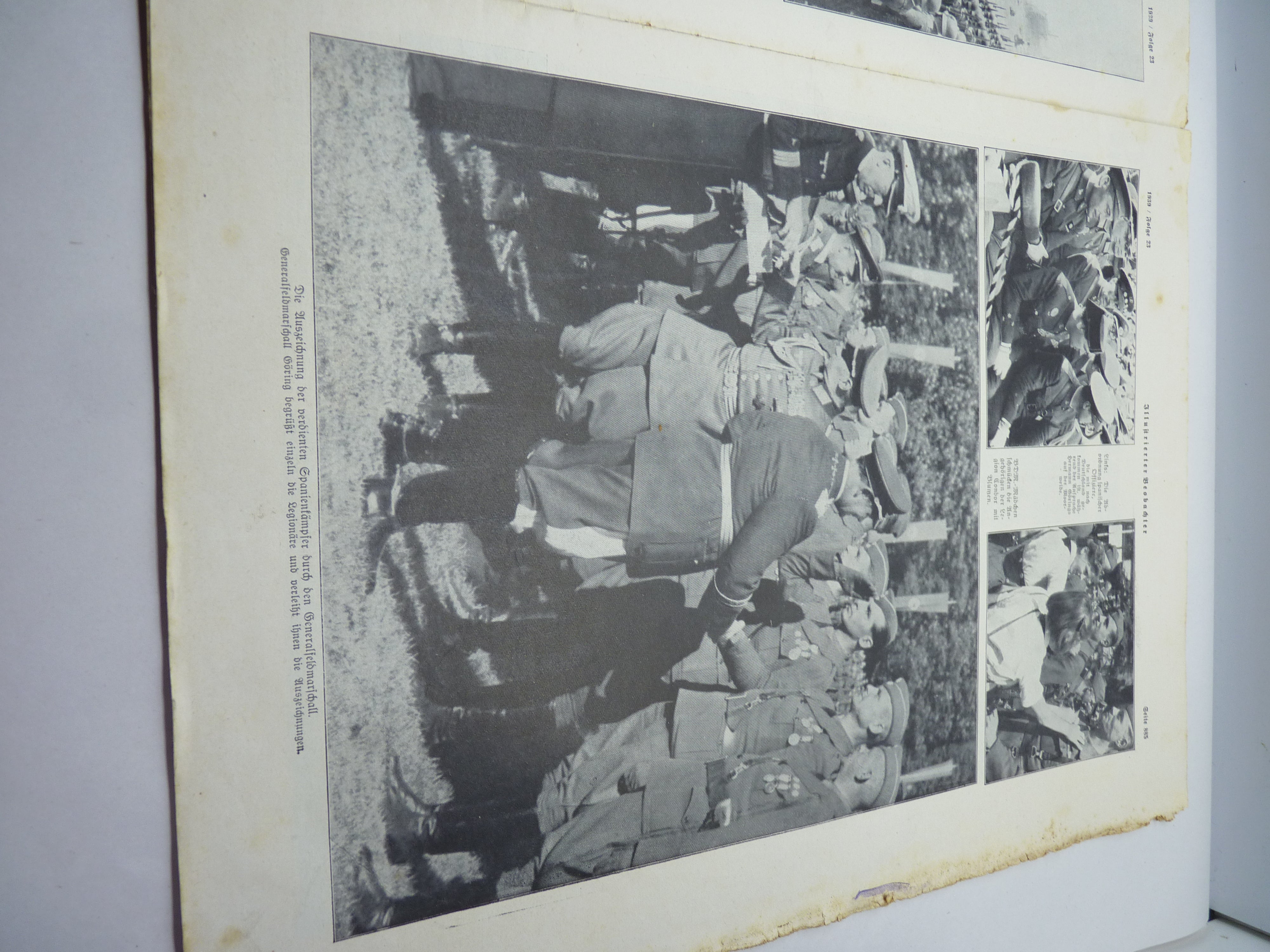 JB Juustrierter Beobachter NSDAP Magazine Original WW2 German - 8th June 1939 - The Militaria Shop
