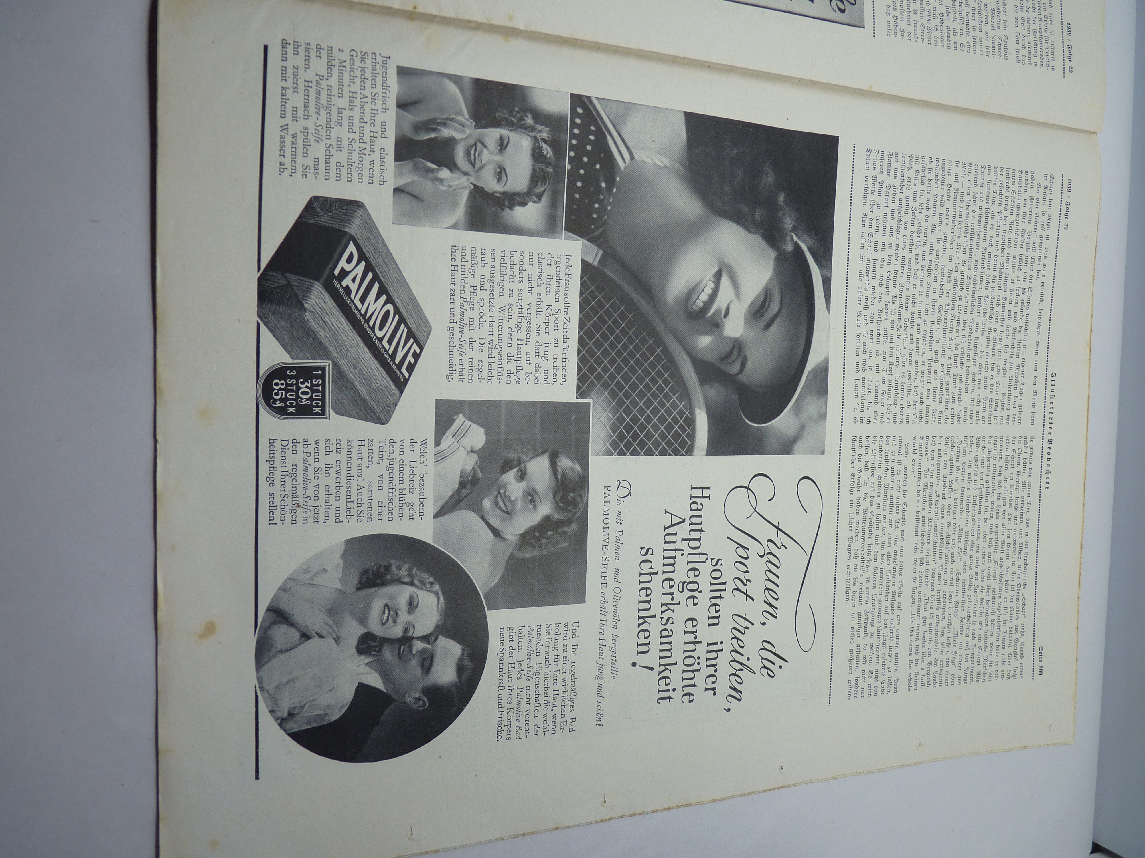 JB Juustrierter Beobachter NSDAP Magazine Original WW2 German - 8th June 1939 - The Militaria Shop
