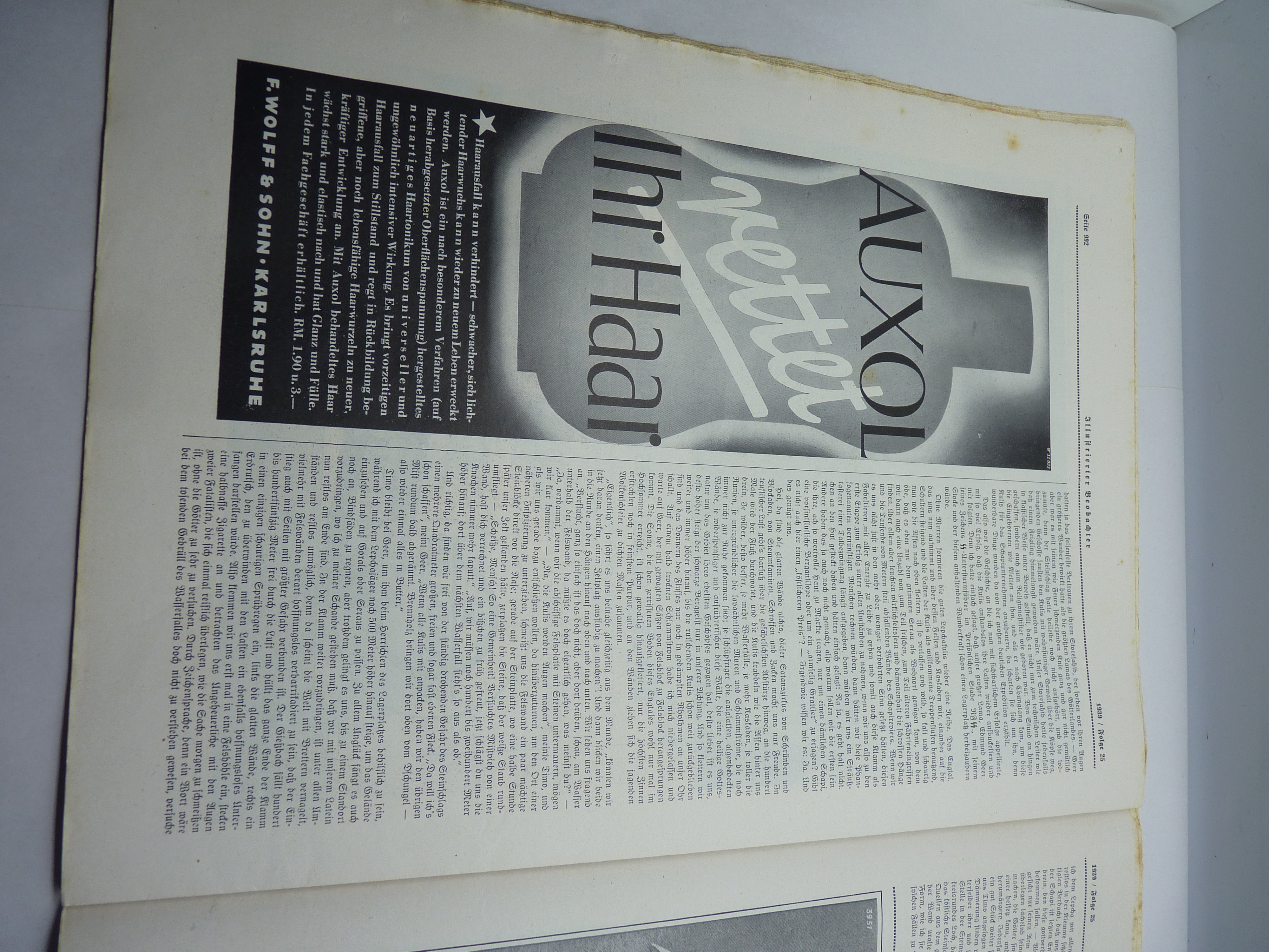 JB Juustrierter Beobachter NSDAP Magazine Original WW2 German - 22nd June 1939 - The Militaria Shop