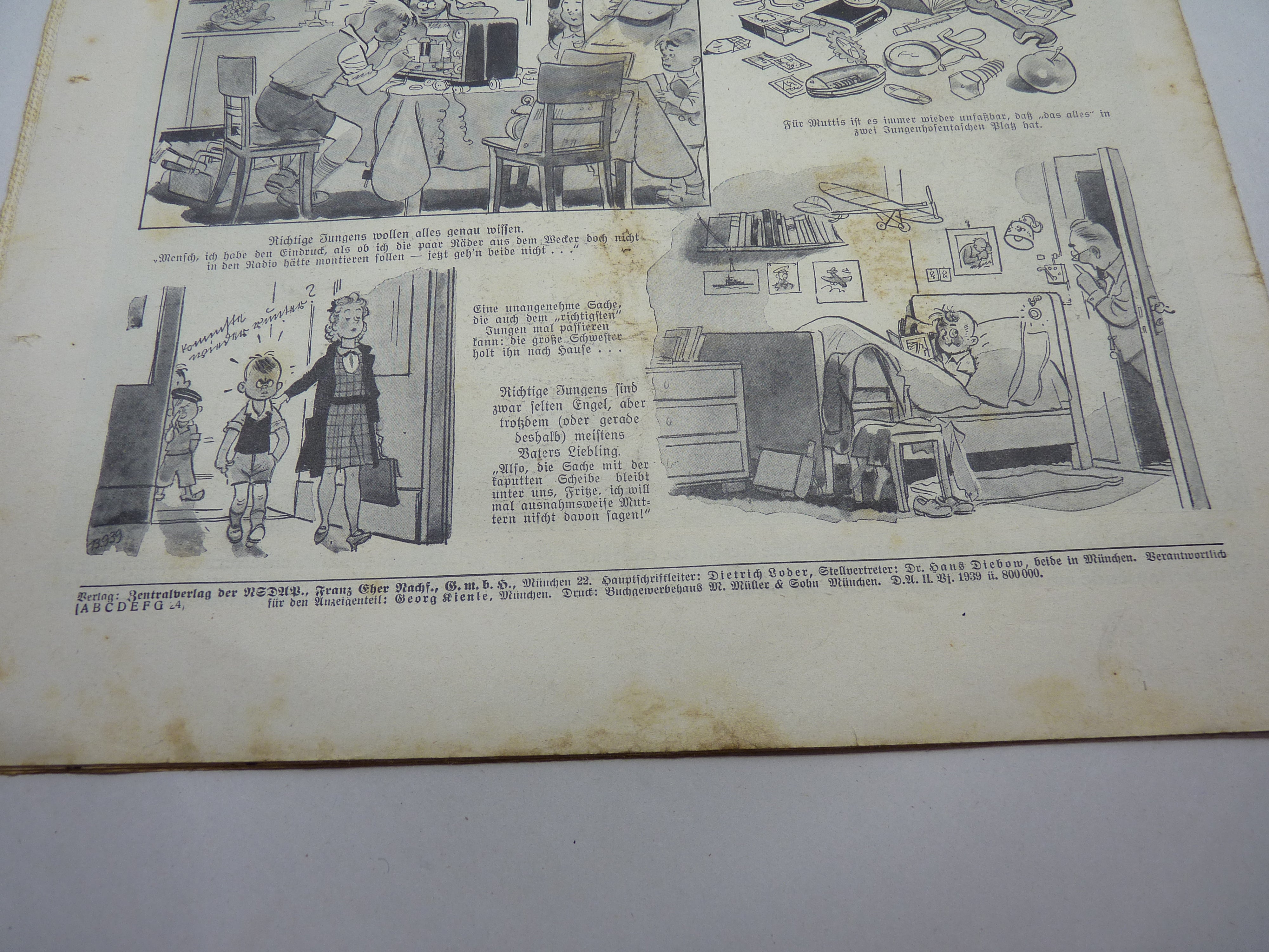 JB Juustrierter Beobachter NSDAP Magazine Original WW2 German - 21st September 1939 - The Militaria Shop
