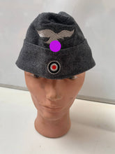 Charger l'image dans la galerie, Great quality reproduction WW2 German Luftwaffe Airforce M40 side cap - The Militaria Shop