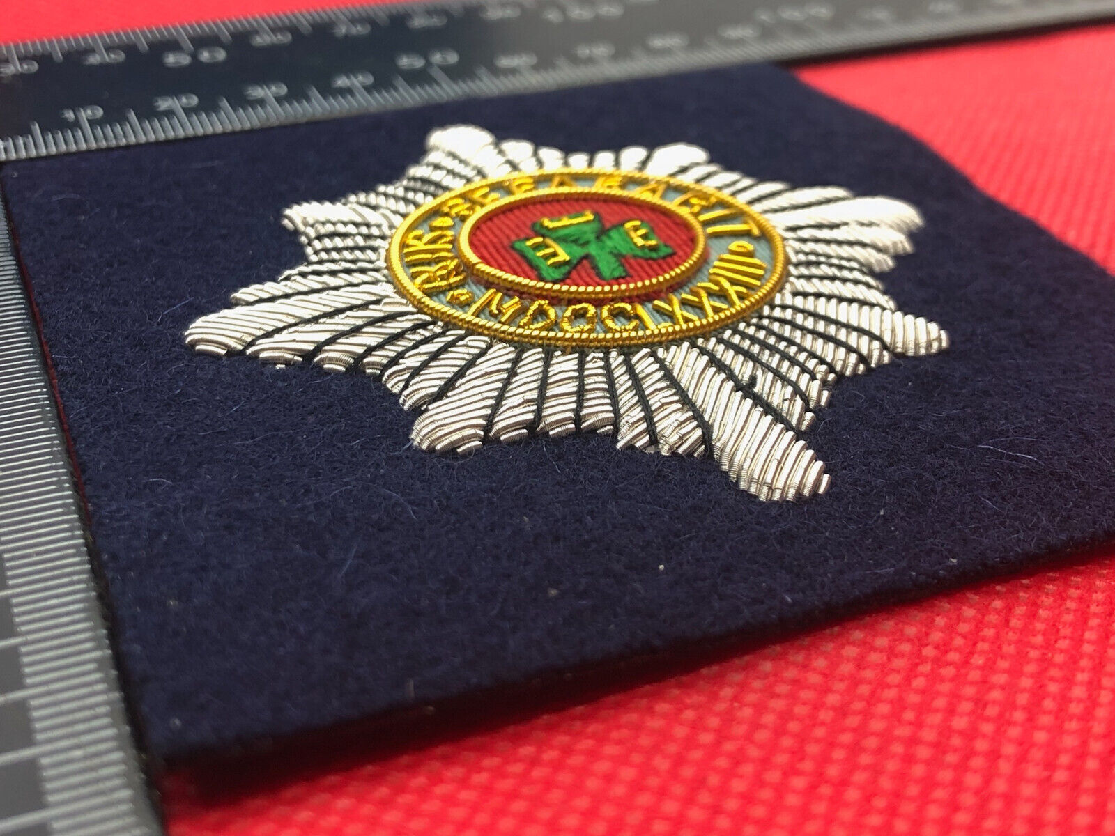 British Army Bullion Embroidered Blazer Badge - Irish Guards - The Militaria Shop