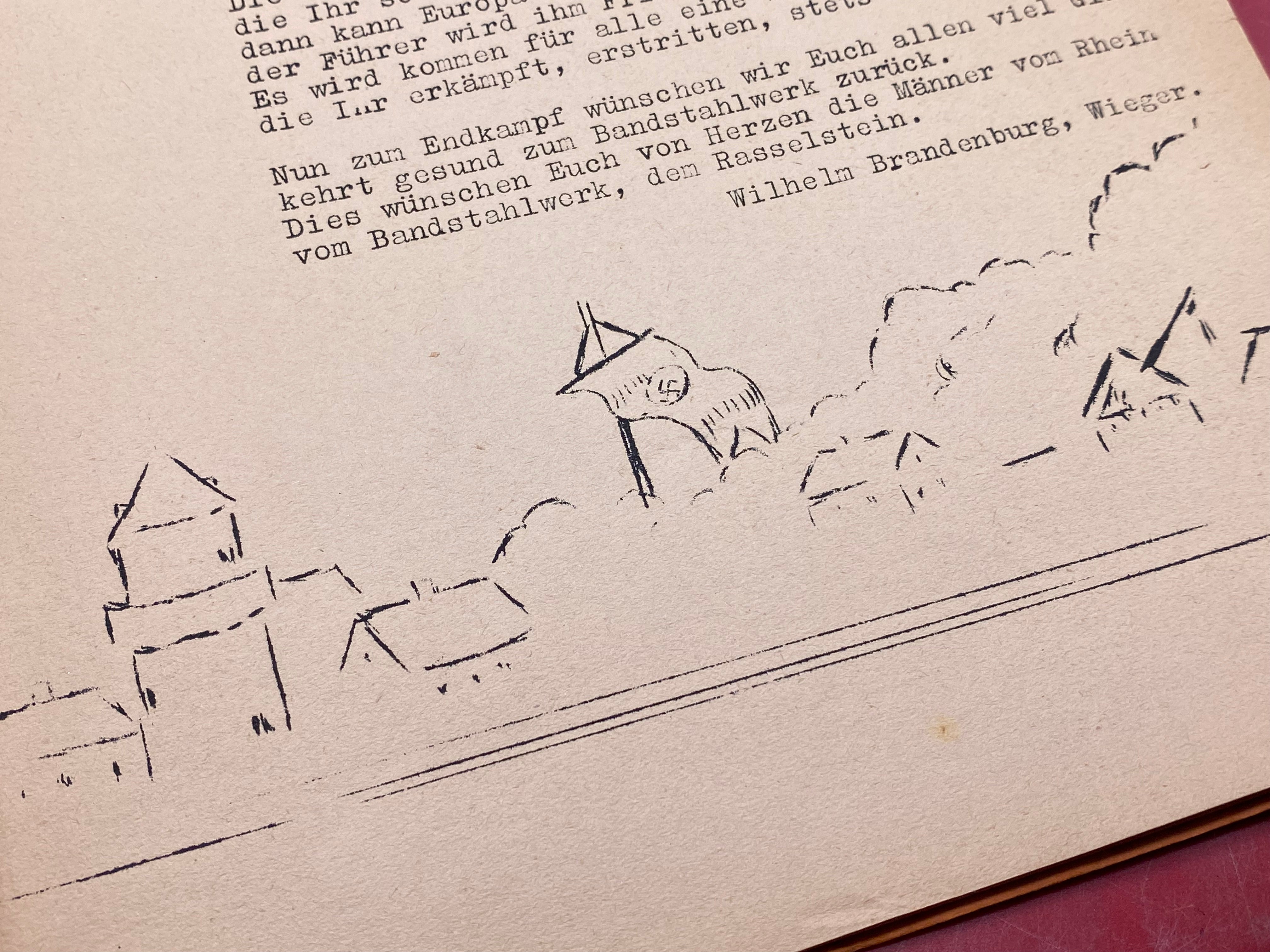 Interesting WW2 German 1940 Feldpost / Musicians Regiment Booklet - The Militaria Shop