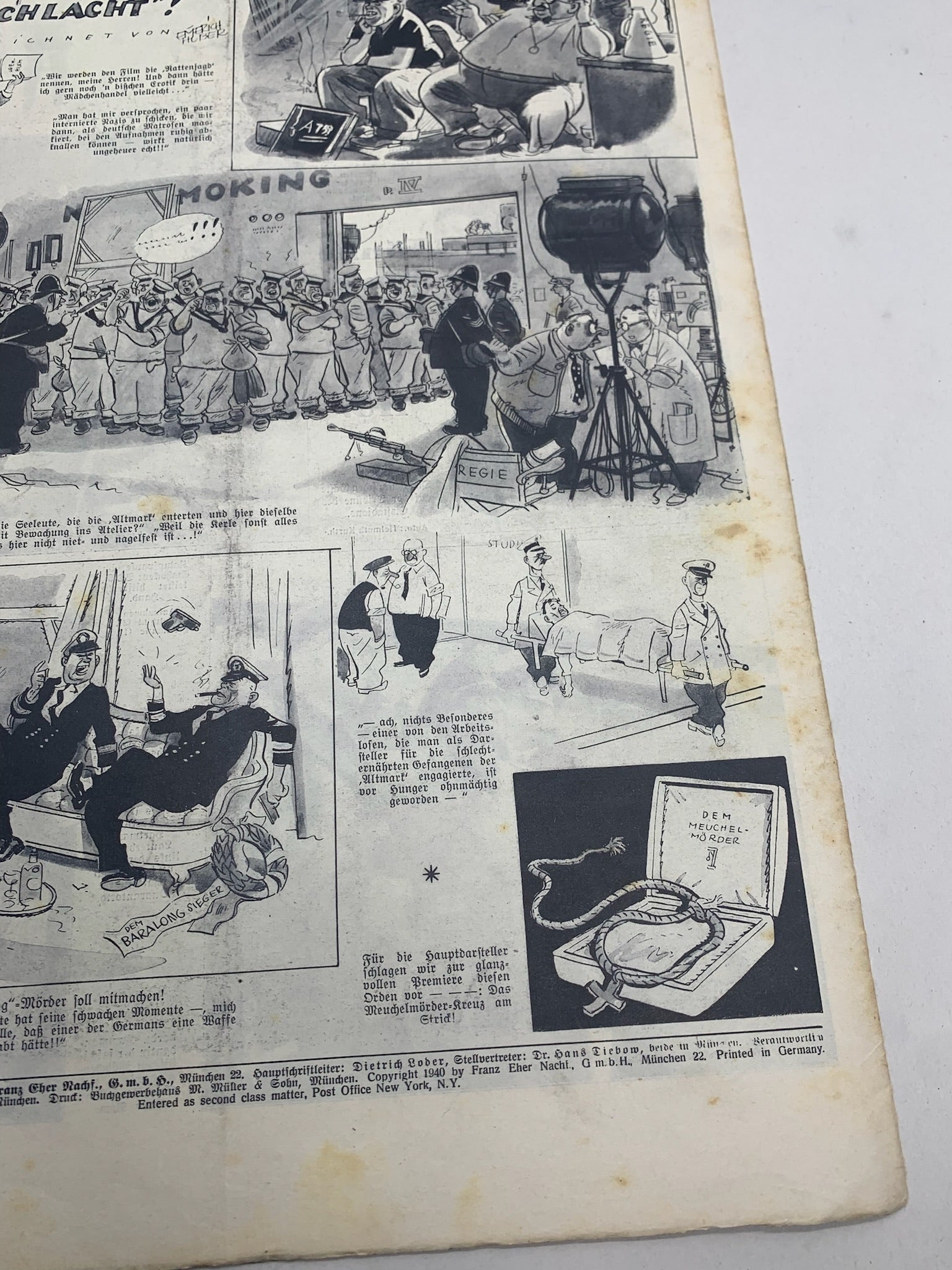 JB Juustrierter Beobachter NSDAP Magazine Original WW2 German - 7th March 1940 - The Militaria Shop